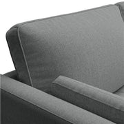 1x 2-seater sofa and 2x suited oversized armchair Sofa Set by Yaheetech