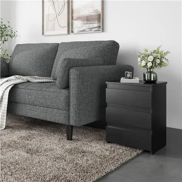 1x 2-seater sofa and 2x suited oversized armchair Sofa Set by Yaheetech