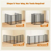 Yaheetech Set of 3 100cm Tall Dog Playpen Panels Pet Fence for Pets Yaheetech 100cm Tall Dog Playpen Panels Set