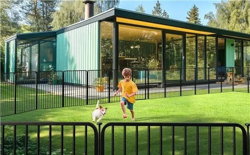 Yaheetech Set of 3 100cm Tall Dog Playpen Panels Pet Fence for Pets Yaheetech 100cm Tall Dog Playpen Panels Set