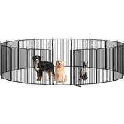 Yaheetech Set of 3 100cm Tall Dog Playpen Panels Pet Fence for Pets Yaheetech 100cm Tall Dog Playpen Panels Set