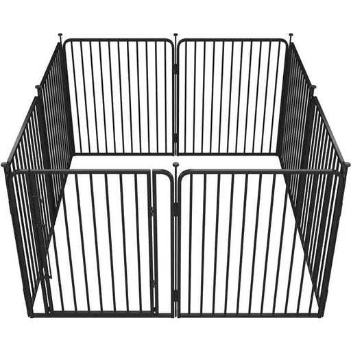Yaheetech 8 Panels Puppy Playpen Metal Pet Fence with Door Round Tube for Pet Pen 8 Panels Puppy Playpen Metal Pet Fence with Door Round Tube for Pet Pen