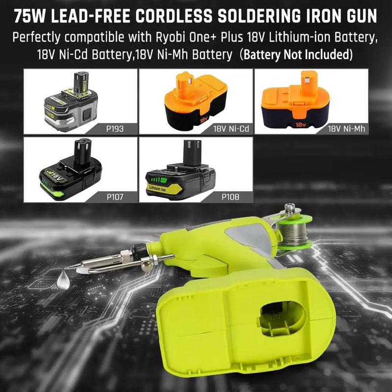 Soldering Welding Welder Iron for Ryobi 18V Battery by salelink.co.nz