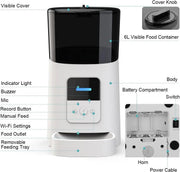 App Controlled Automatic Pet Dog Cat Feeder by salelink.co.nz