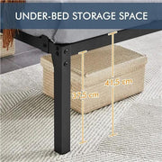 Yaheetech Yaheetech Metal Platform Bed Frame With Heavy Duty Steel Slat Support Yaheetech Metal Platform Bed Frame With Heavy Slats