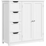 Furniture Organizer for Bathroom Wooden Bathroom Floor Cabinet by Yaheetech