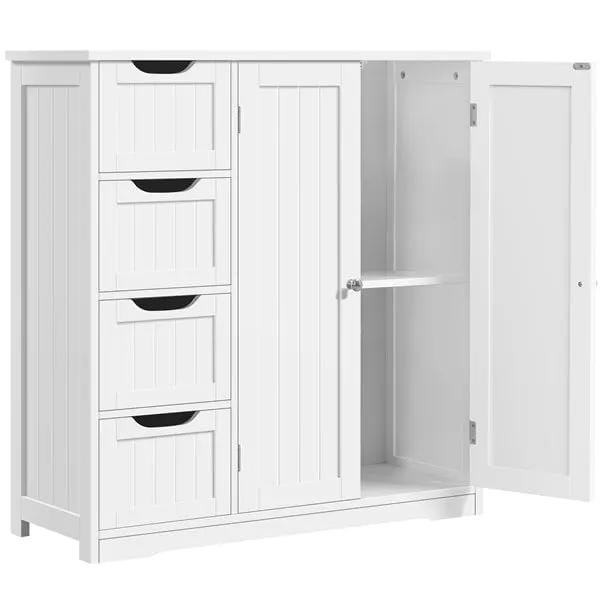 Furniture Organizer for Bathroom Wooden Bathroom Floor Cabinet by Yaheetech