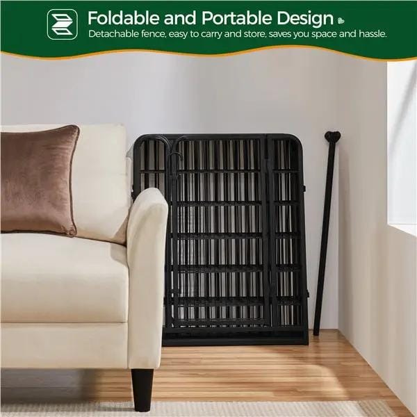 Yaheetech Yaheetech 8 Panel Foldable Metal Dog Pen Exercise Fence for Pets Yaheetech 8 Panel Foldable Metal Dog Pen For Pets