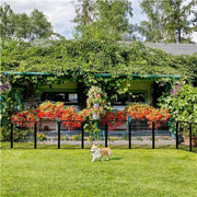 Yaheetech Yaheetech 8 Panel Foldable Metal Dog Pen Exercise Fence for Pets Yaheetech 8 Panel Foldable Metal Dog Pen For Pets