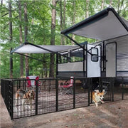 Yaheetech Yaheetech 16 Panel Steel Dog Playpen Outdoor Indoor Enclosure With Gate Yaheetech 16 Panel Steel Dog Playpen With Gate