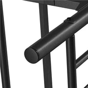 Yaheetech Vintage Iron Platform Bed Frame With High Headboard And Footboard Vintage Iron Platform Bed Frame with High Headboard