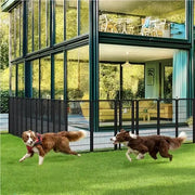 Yaheetech Yaheetech 16 Piece Heavy Duty Foldable Metal Dog Playpen With Door Yaheetech Foldable Metal Dog Playpen With Door