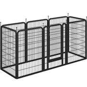 Yaheetech Yaheetech Foldable Metal Dog Playpen With Door Fence Panels Yaheetech Foldable Metal Dog Playpen With Door Fence