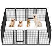 Yaheetech 16 Panels Metal Dog Playpen Metal Pet Pen Exercise Barrier Outdoor Indoor Fence 16 Panels Metal Dog Playpen Metal Pet Pen Exercise Barrier Outdoor Indoor Fence
