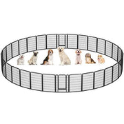 32 Panels Metal Pet Playpen Dog Pen PlayPen Pet Fence by Yaheetech