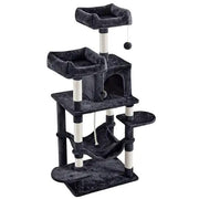 59″ Tall Multilevel Cat Tree with Condo & Plush Perch & Scratching Post by Yaheetech
