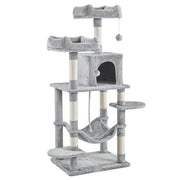 Multilevel Cat Tree Cat Tower Cat Scrathing Posts With Hammock by Yaheetech