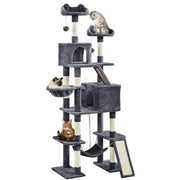 209cm H Cat Tree, Large Cat Tower, Multilevel Cat Tree by Yaheetech