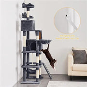 209cm H Cat Tree, Large Cat Tower, Multilevel Cat Tree by Yaheetech