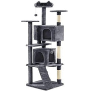 Yaheetech 178cm Multilevel Cat Tree Tower With 2 Condos 3 Perches And Sisal Posts Yaheetech 178cm Multilevel Cat Tree Tower With Condos
