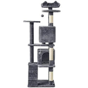 Yaheetech 178cm Multilevel Cat Tree Tower With 2 Condos 3 Perches And Sisal Posts Yaheetech 178cm Multilevel Cat Tree Tower With Condos