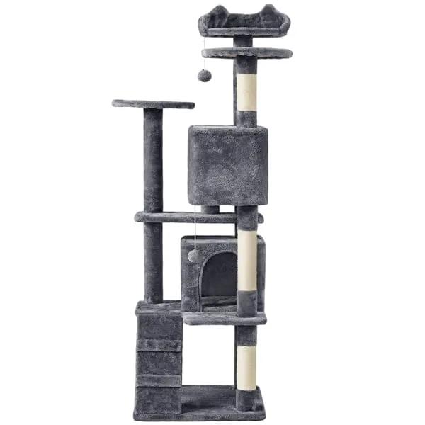 Yaheetech 178cm Multilevel Cat Tree Tower With 2 Condos 3 Perches And Sisal Posts Yaheetech 178cm Multilevel Cat Tree Tower With Condos