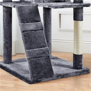 203 cm H Plush Cat Tree Multilevel Indoor Cat Tower by Yaheetech