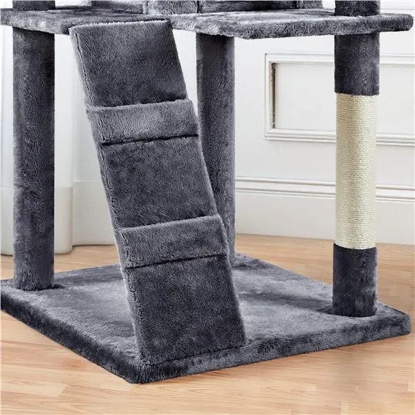 203 cm H Plush Cat Tree Multilevel Indoor Cat Tower by Yaheetech