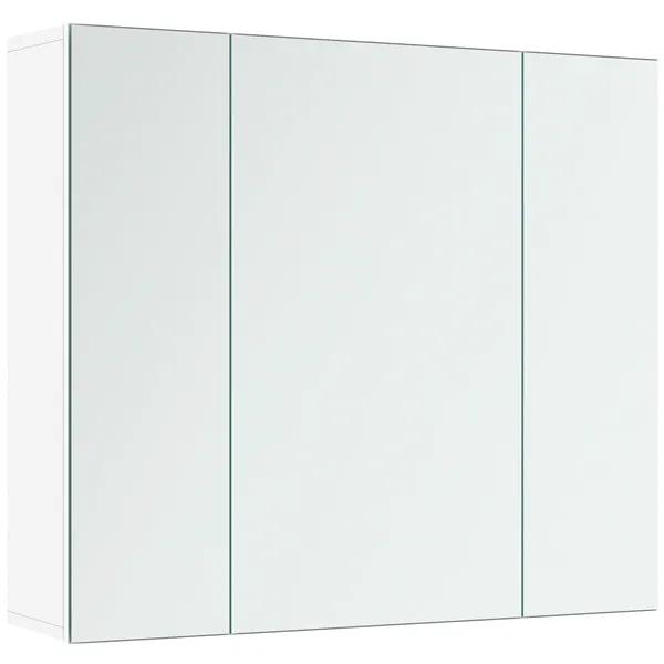 Frameless Mirror Cabinet Bathroom Mirror with Storage Wall-Mounted Storage Cabinet by Yaheetech