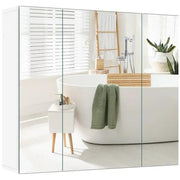Frameless Mirror Cabinet Bathroom Mirror with Storage Wall-Mounted Storage Cabinet by Yaheetech