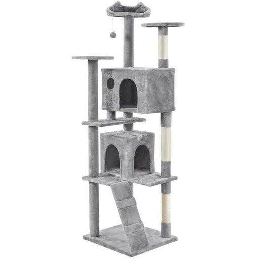 Yaheetech Yaheetech 80" Tall Cat Tree — Extra Large Multi-Level Cat Tower with Big Condo, Ladder & Scratching Posts Yaheetech 80" Tall Cat Tree — Extra Large Multi-Level Cat Tower with Big Condo, Ladder & Scratching Posts