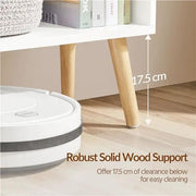 4-Tier Bookshelf with 2 Storage Cabinets Modern Open Bookcase by Yaheetech