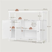 Wooden 3-Door Sideboard Buffet Cabinet Dining Room/Kitchen Storage Cabinet by Yaheetech