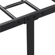 Yaheetech Classic Queen Size Iron Platform Bed With High Headboard And Footboard Classic Queen Iron Platform Bed With High Headboard