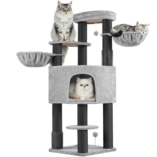 Yaheetech 63 Inch Multilevel Heavy Duty Cat Tree With Thick Scratching Posts Yaheetech 63 Inch Multilevel Heavy Duty Cat Tree