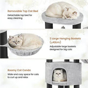 Yaheetech 63 Inch Multilevel Heavy Duty Cat Tree With Thick Scratching Posts Yaheetech 63 Inch Multilevel Heavy Duty Cat Tree