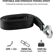salelink.co.nz Unbranded Marine Boat Trailer Hand Winch Strap Replacement Heavy 6M x 50MM Marine Boat Trailer Hand Winch Strap Replacement | Action Outdoors NZ