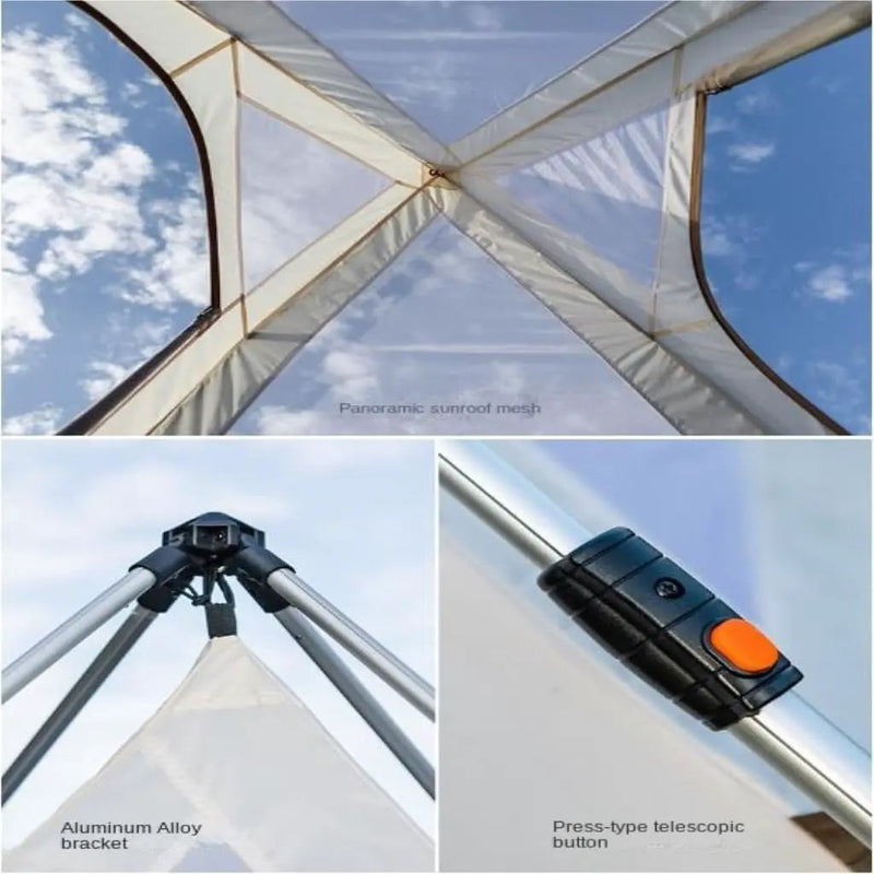 Automatic Pyramid Double-Layer Outdoor Camping Tent DYLF29515 by ECOTREK