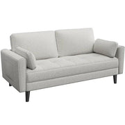 1x 2-seater sofa and 2x suited oversized armchair Sofa Set by Yaheetech