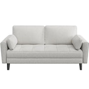 1x 2-seater sofa and 2x suited oversized armchair Sofa Set by Yaheetech