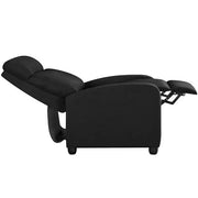 Yaheetech Yaheetech Fabric Recliner Chair Black Manual Reclining Armchair with Adjustable Footrest & Pocket Springs Yaheetech Fabric Recliner Chair Black Manual Reclining Armchair with Adjustable Footrest & Pocket Springs