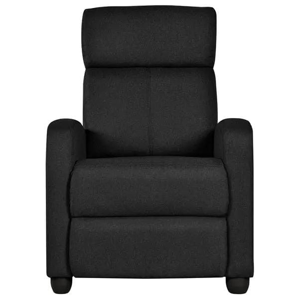 Yaheetech Yaheetech Fabric Recliner Chair Black Manual Reclining Armchair with Adjustable Footrest & Pocket Springs Yaheetech Fabric Recliner Chair Black Manual Reclining Armchair with Adjustable Footrest & Pocket Springs