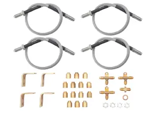 Stainless Steel Brake Hose Kit - for Tandem Axle Disc Brakes