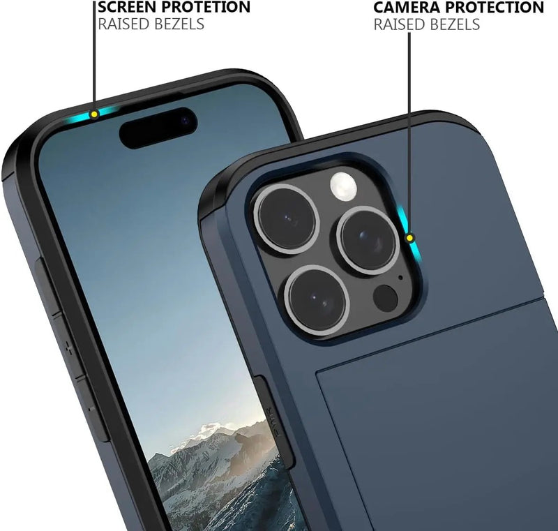 iPhone 16 Pro Case Card Slots Holder by salelink.co.nz