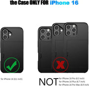 iPhone 16 Case Card Slots Holder by salelink.co.nz