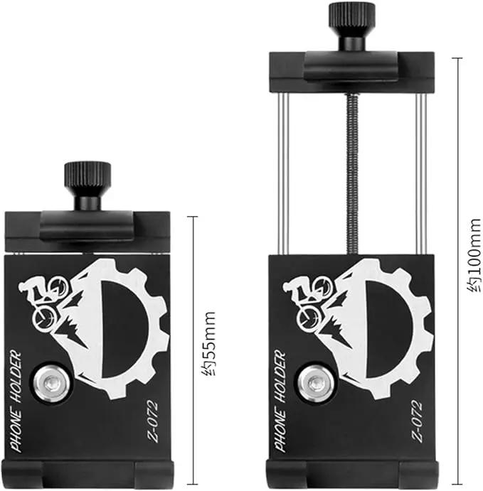 Ecotrek Bike Phone Mount Aluminium Alloy with Sponge Protection TG41215 by ECOTREK