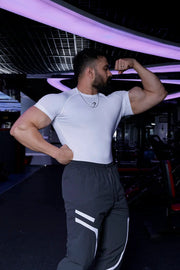 Compression T-shirt White by Fuaark Nz