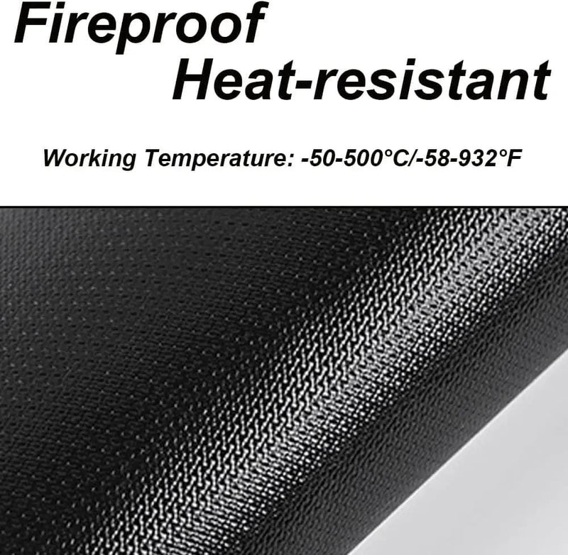 ECOTREK Fire Pit Mats ECOTREK Round Heat Resistant Fire Pit Mat Silicone Coated Fibreglass ECOTREK Round Fire Pit Mat Silicone Coated Fibreglass