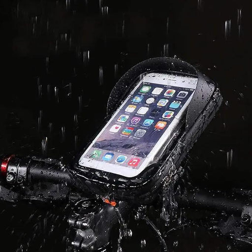 Ecotrek 6.4 inch Universal Bicycle Phone Holder & Waterproof Handlebar Mount Bag TG116611 by ECOTREK