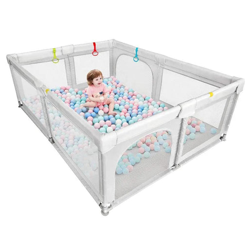 Kiwi Grab Kiwi Grab Baby Playpen light grey 180x150cm Baby Playpen light grey 180x150cm